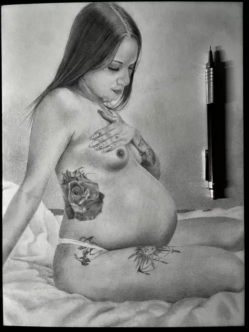 Nova, graphite drawing by me