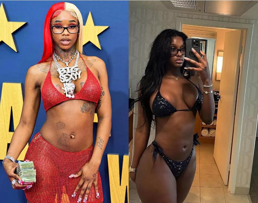 Sexyy Red vs. what she thinks she looks like 