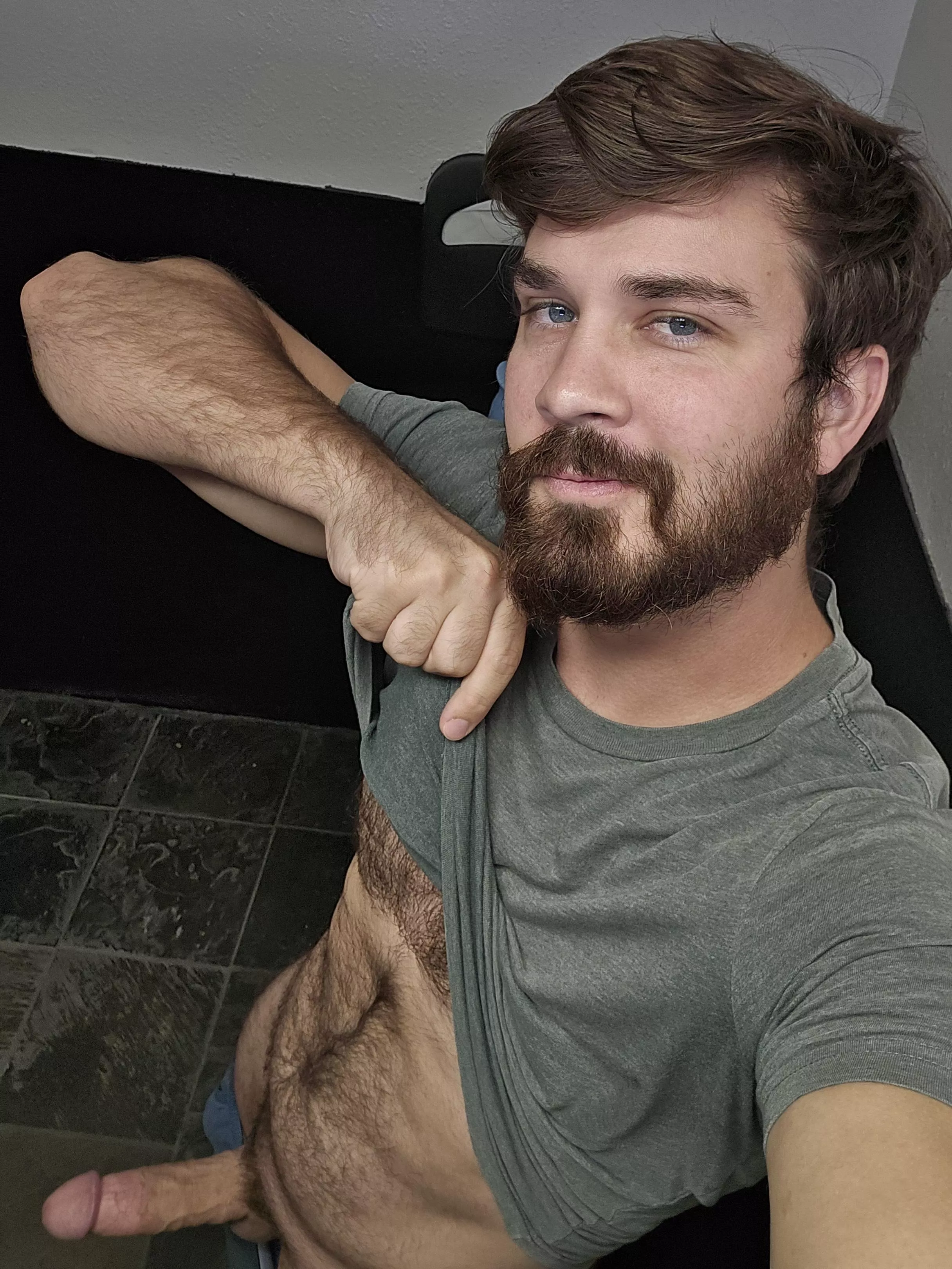 Sometimes I have to remember my cock is about as thick as my wrist. Who thinks they can take it?