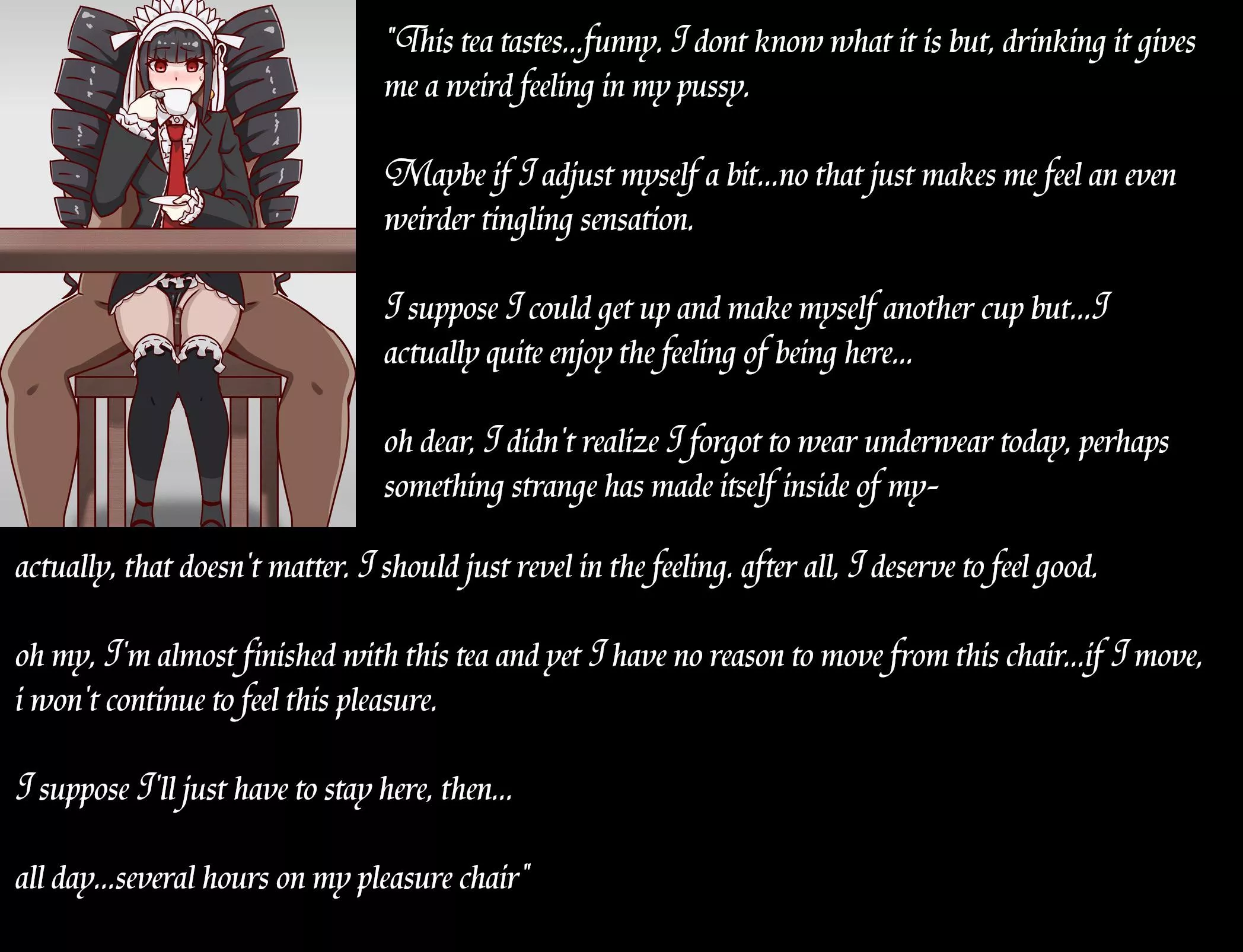 A nice seat. [Danganronpa] [Celestia Ludenburg] [Sitting on dick] [BDSM] [Hetero] 