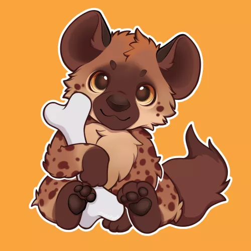 Baby Hyena (art by me)