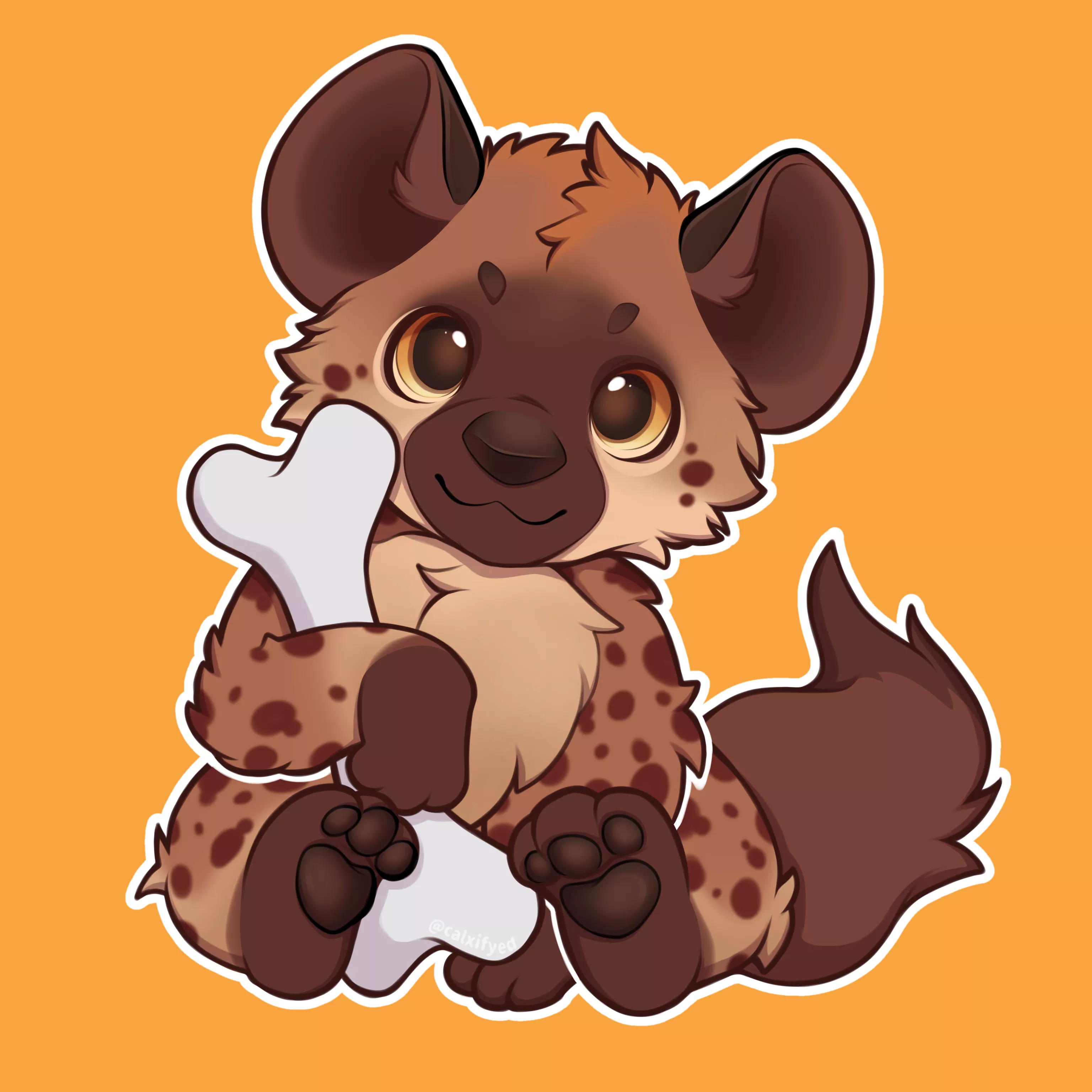 Baby Hyena (art by me)