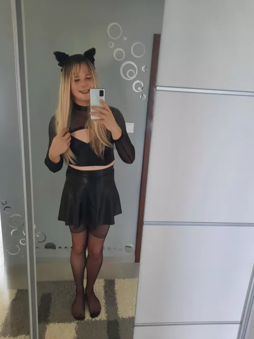 Black leather set 🤭