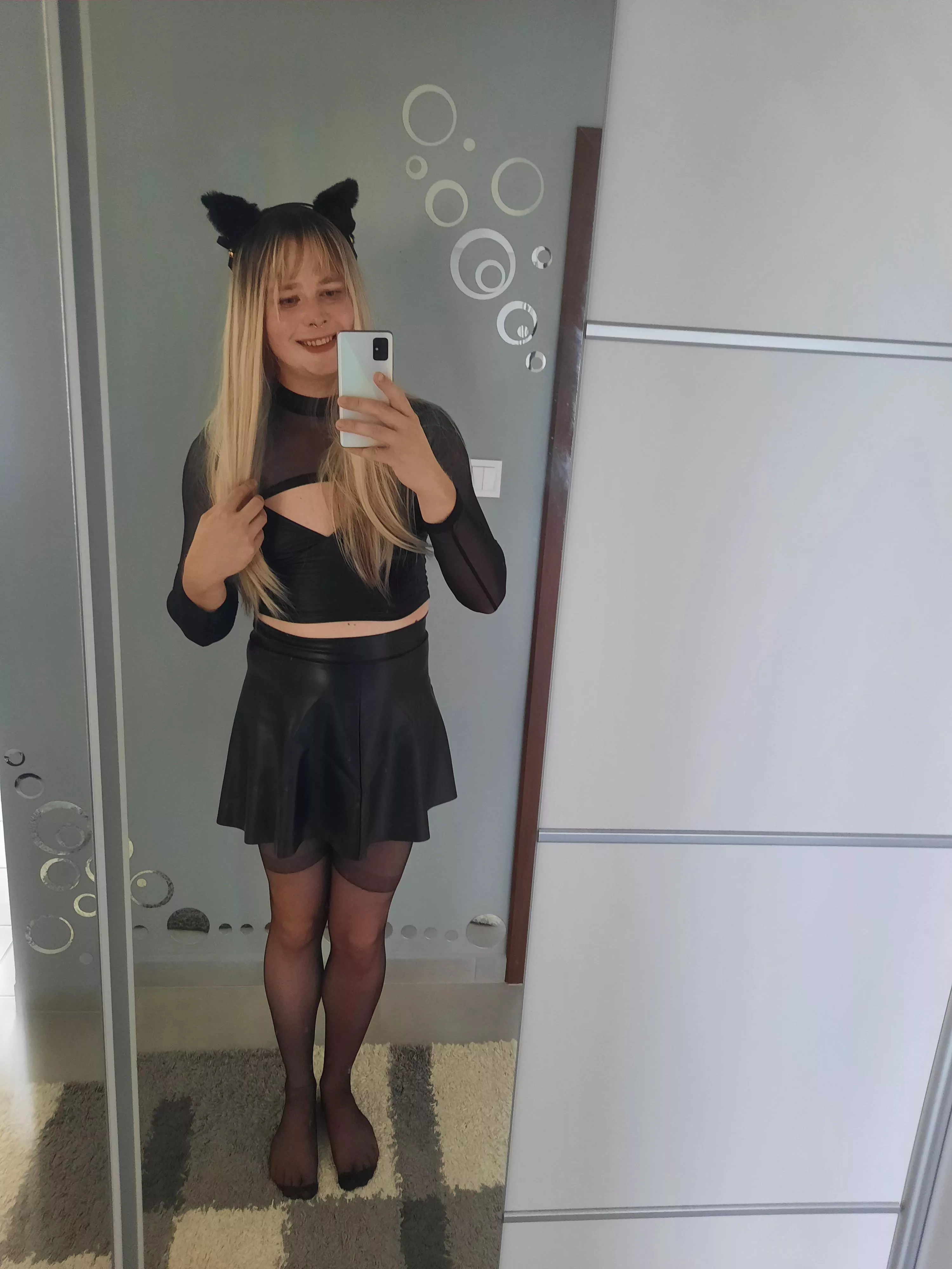 Black leather set 🤭