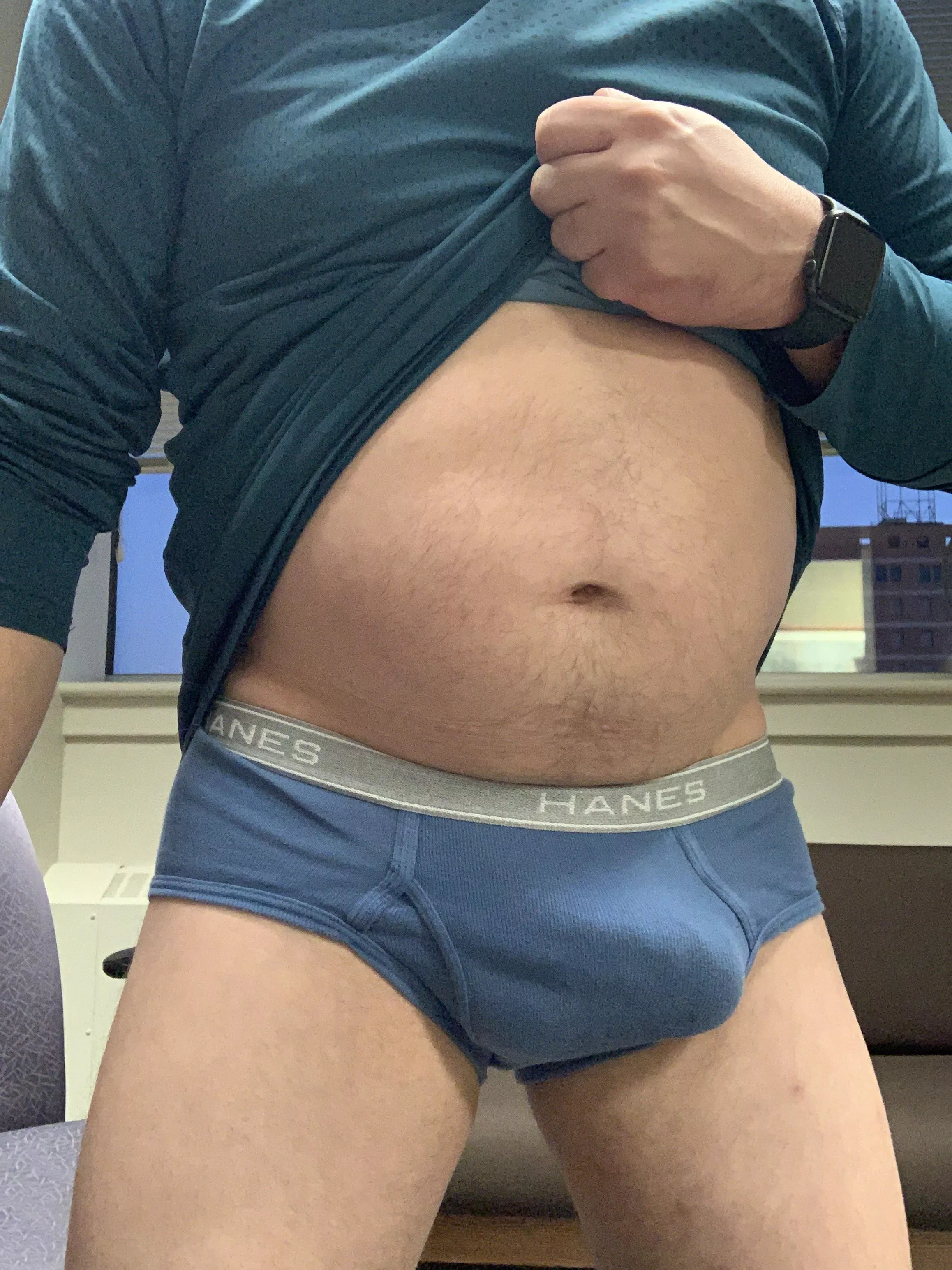 Bulging hard this morning