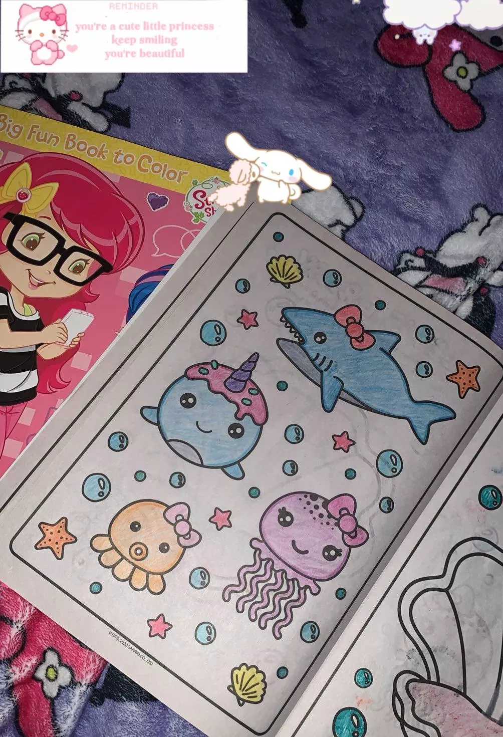 coloring  time! 🎨🤍