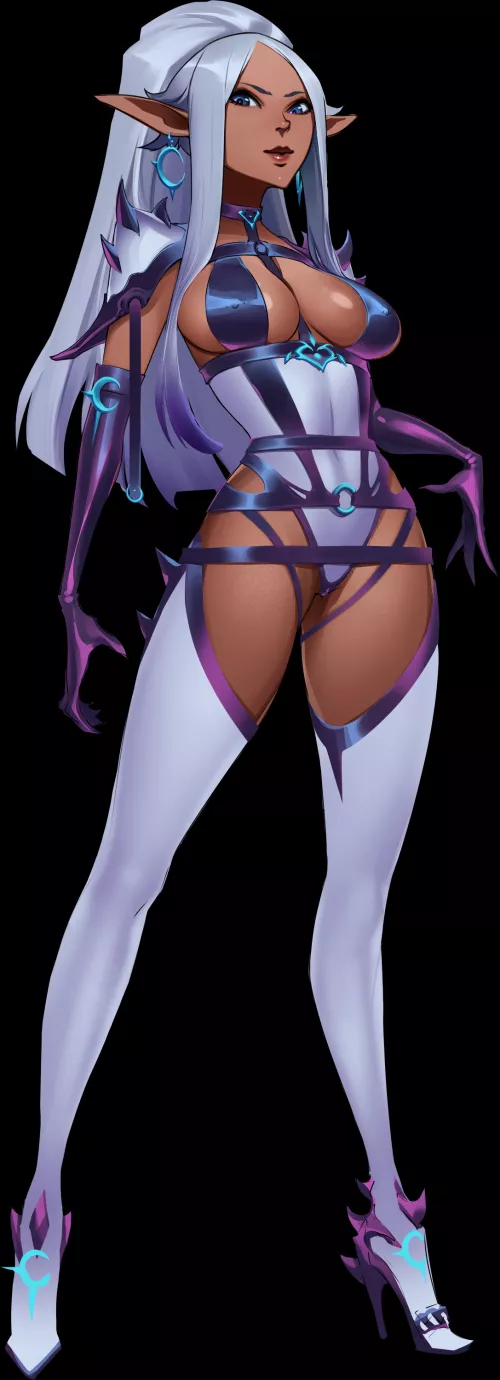 Dzira - elf girl (by Ninego) [The Veil Chronicles: Nix University] 