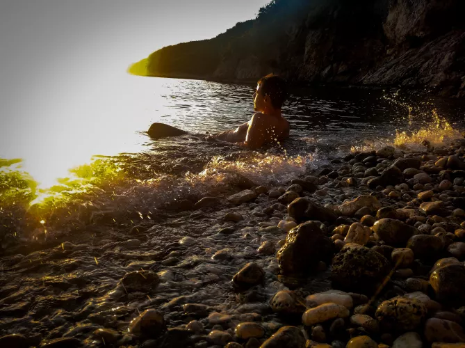 Feeling of the waves 