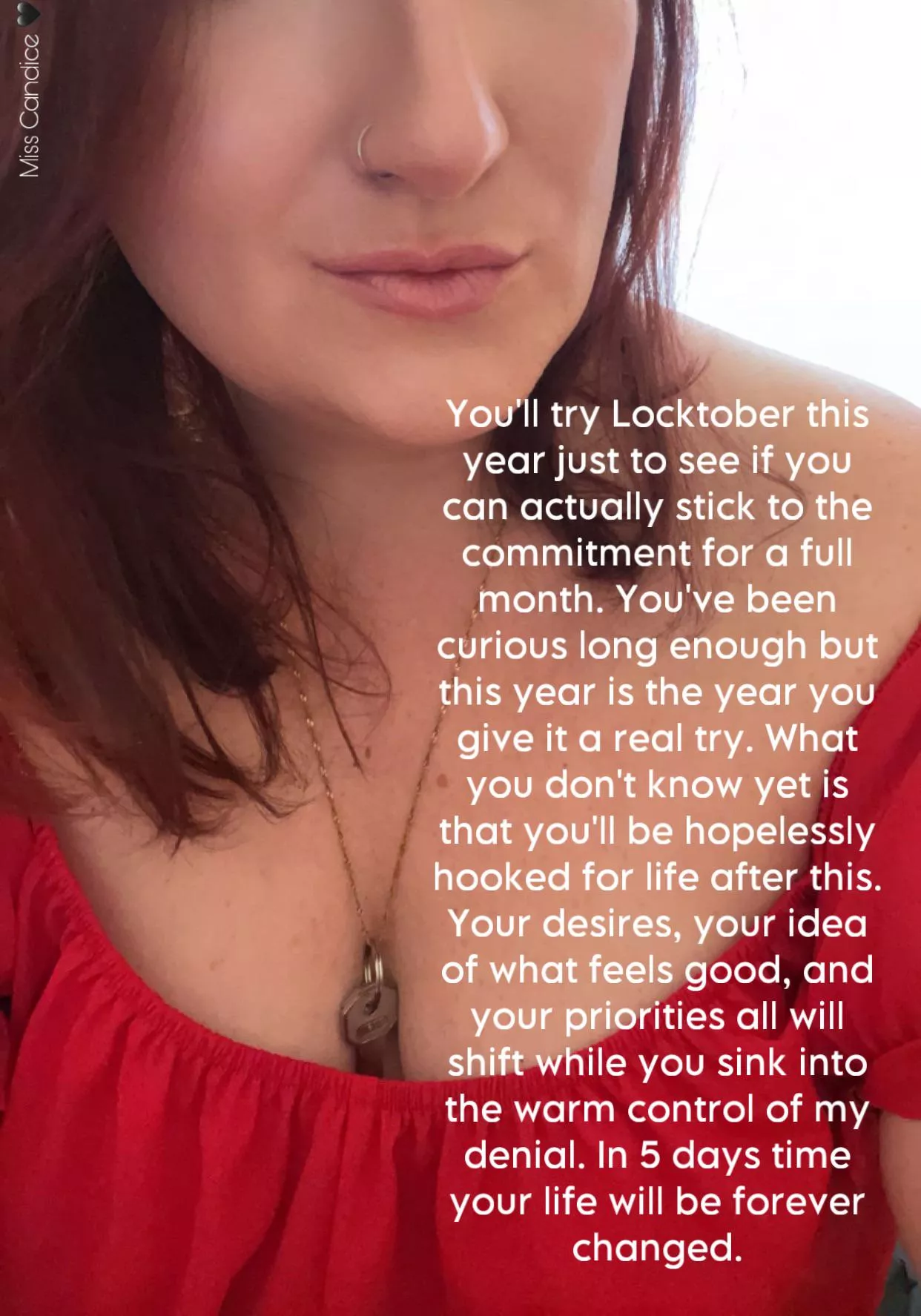 In 5 days your life is going to change forever and I am so excited for us 😉🔒 