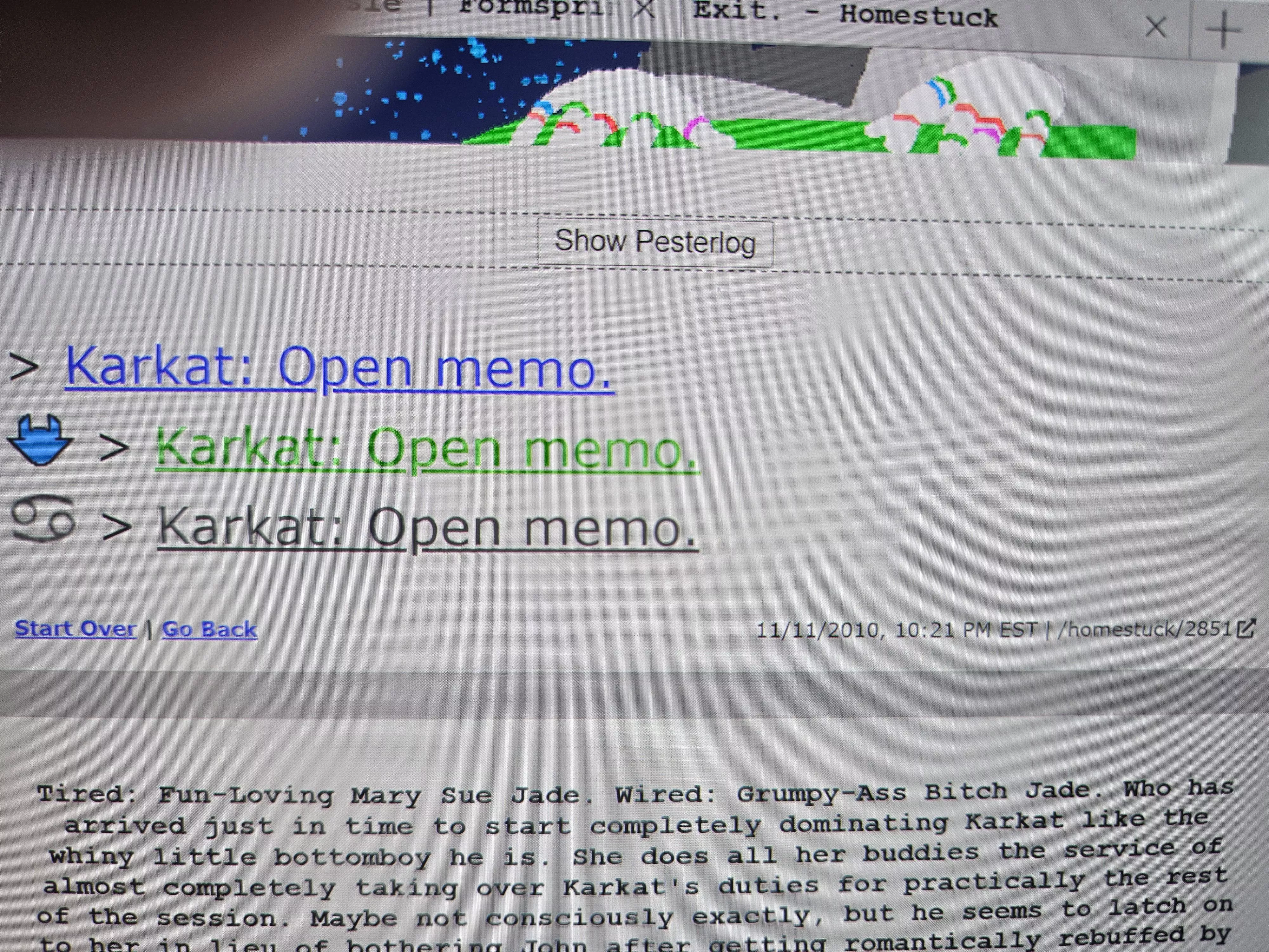 Karkat confirmed bottom.