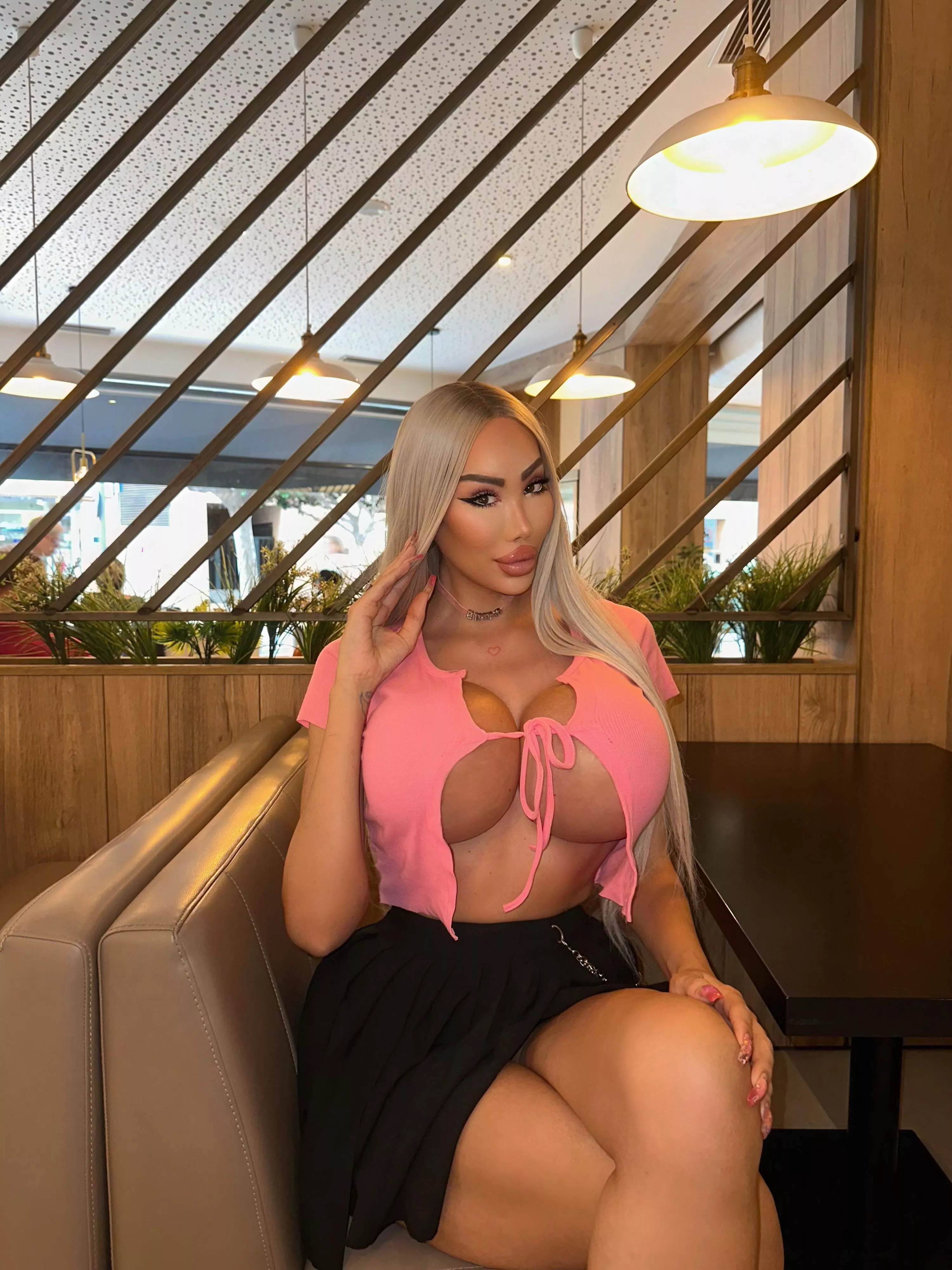 Like my bimbo fucktoy outfit?