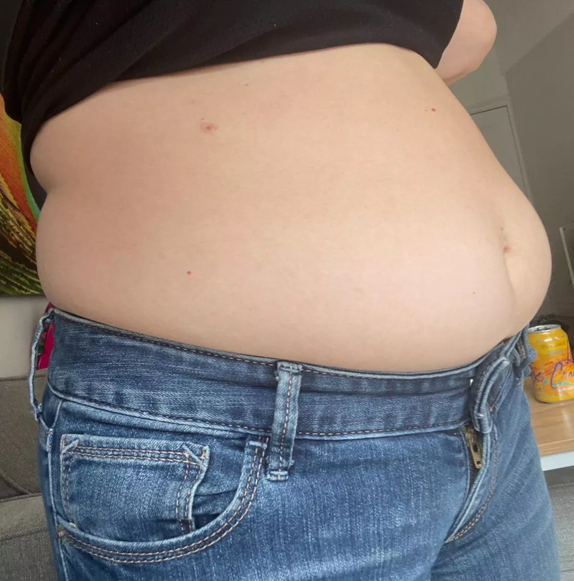 My jeans aren’t very comfortable anymore