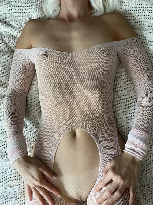 The stocking feels electric. 