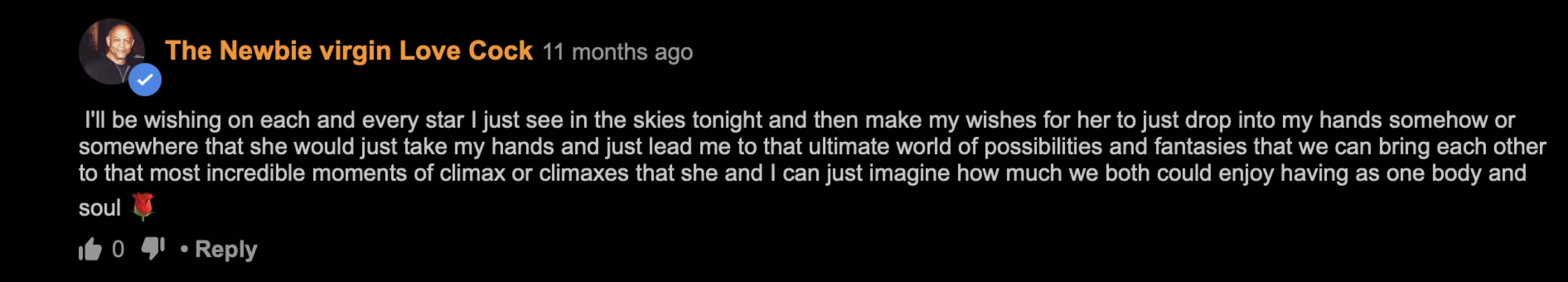 This is depraved stalker talk