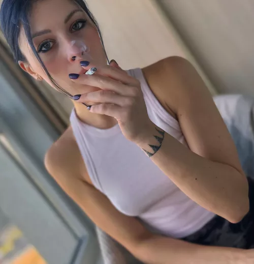 you're intoxicated by the smell of cigarettes from a girl