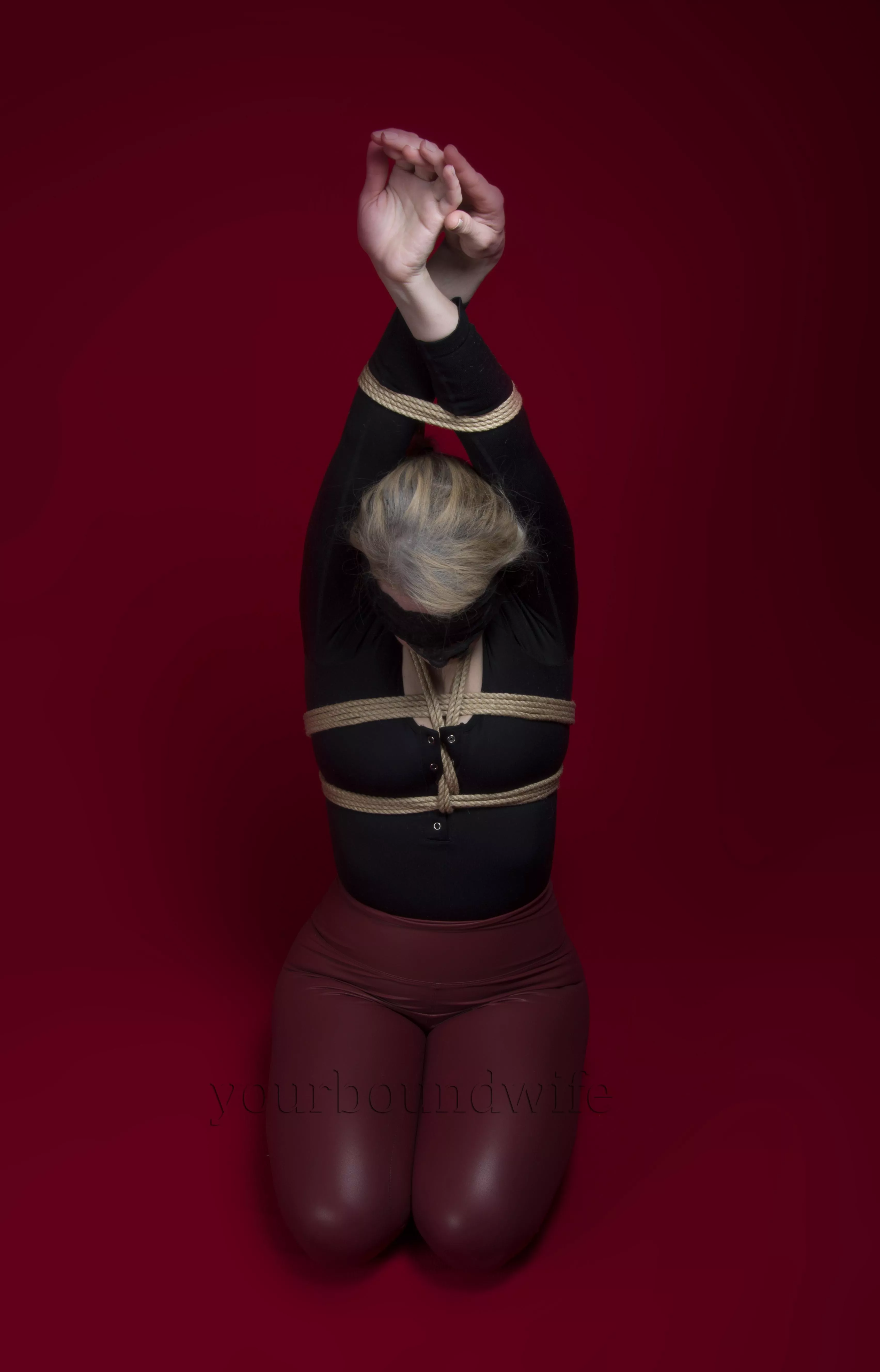 A little arms up action. 