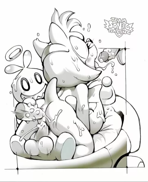 Amy rose taking cumshots and a creampie. 