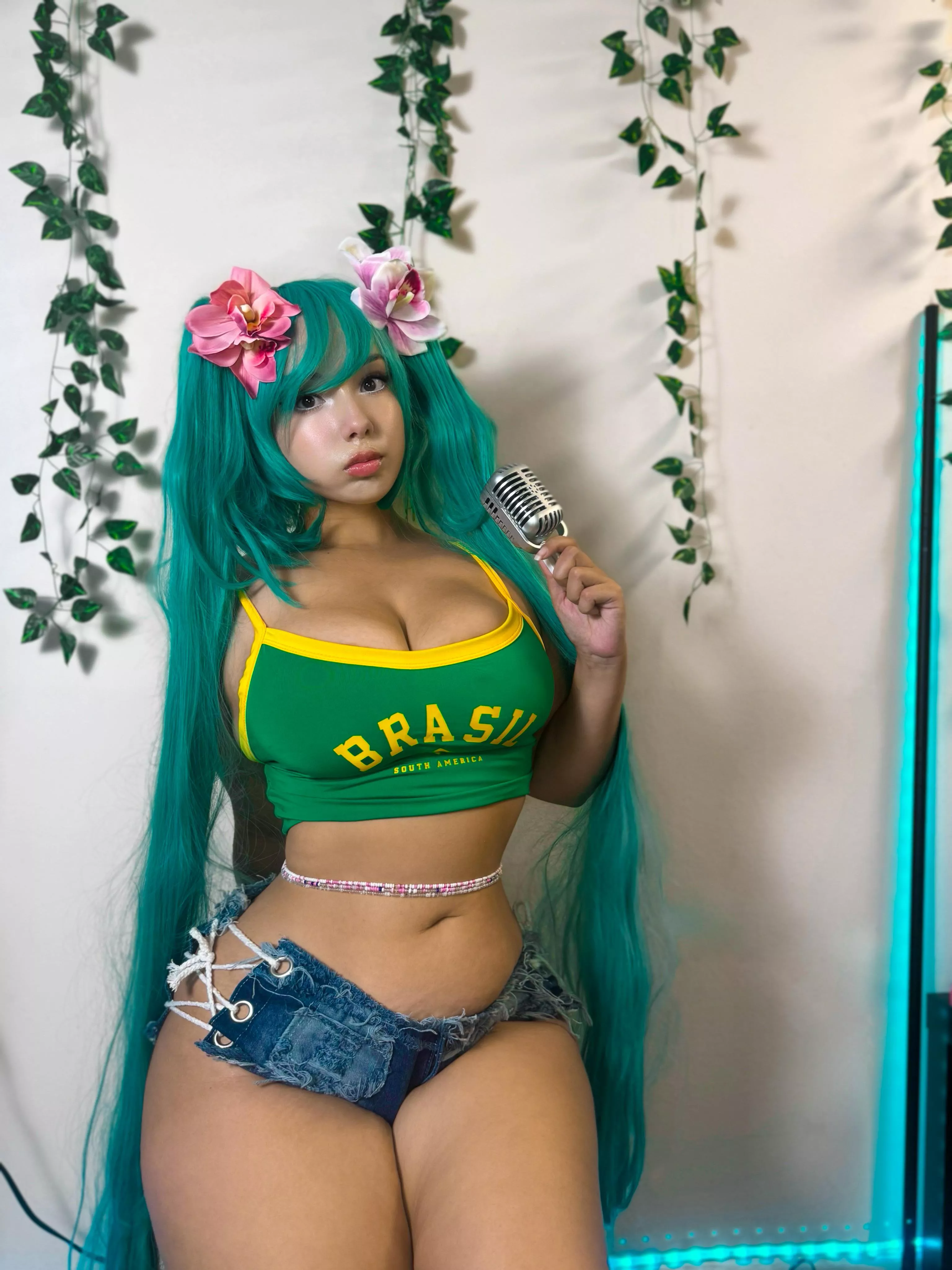 Brazilian Miku 🩵 how did I do?