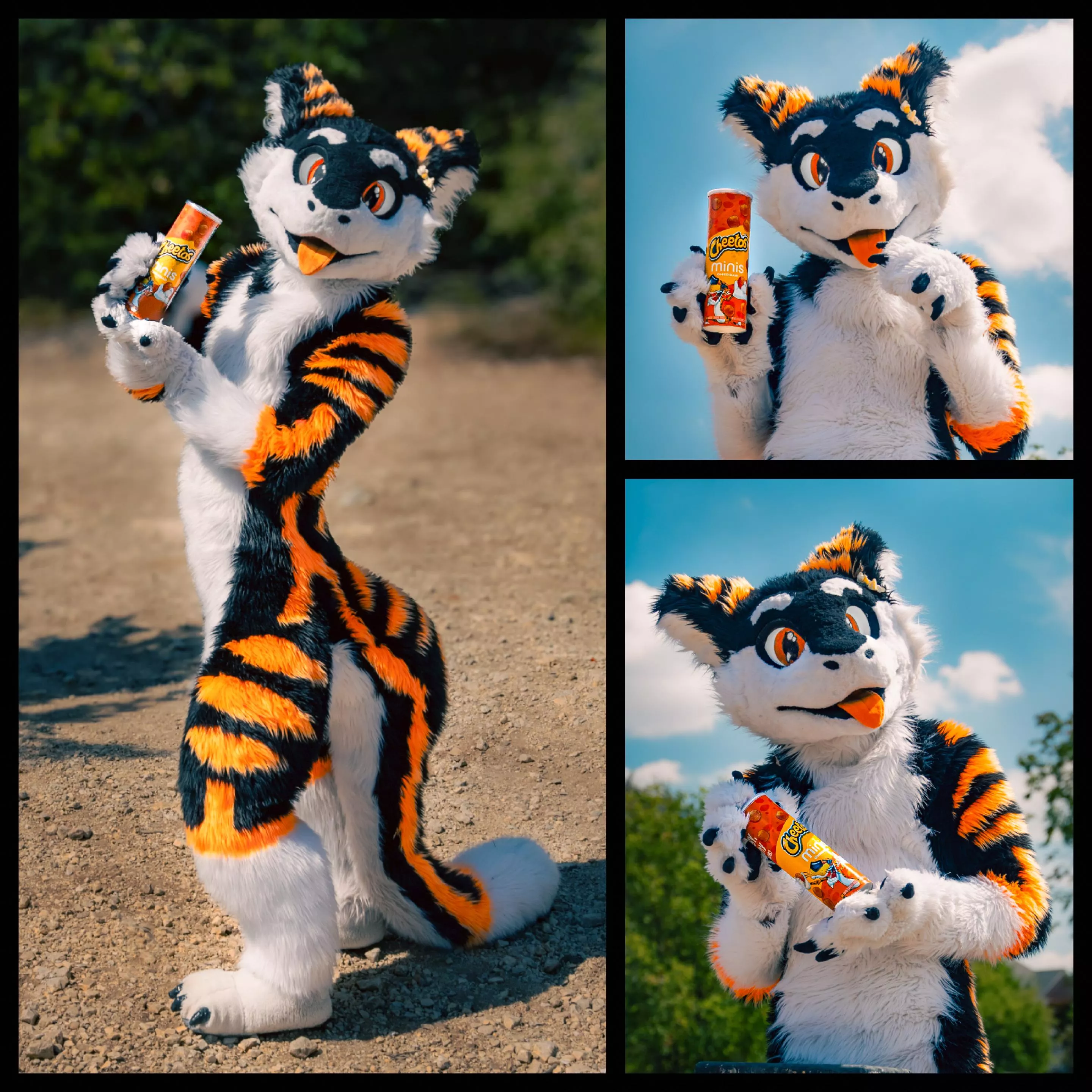 Can I be the Cheetos mascot for a day? :> #FursuitFriday
