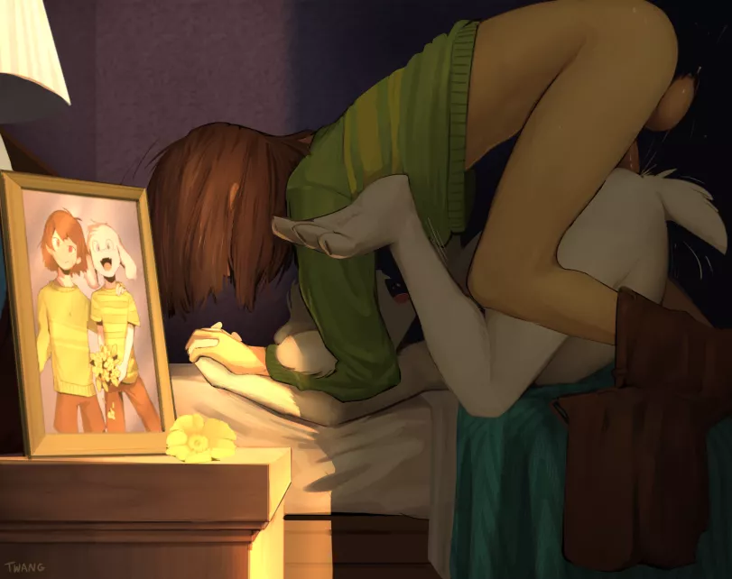 [Chara] fucking [Asriel] (twang) 