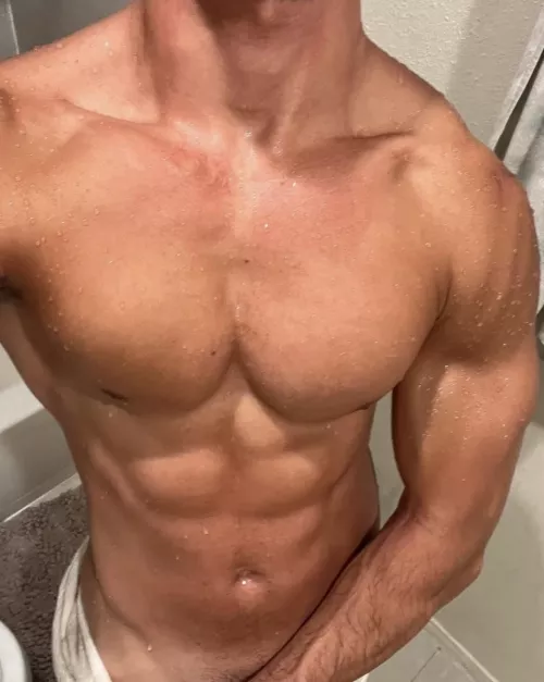 Could use your hands to cover my muscles in coconut oil after I dry off  🥰🥰😁
