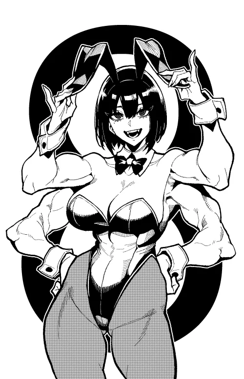 Four armed bunny girl [@websake]
