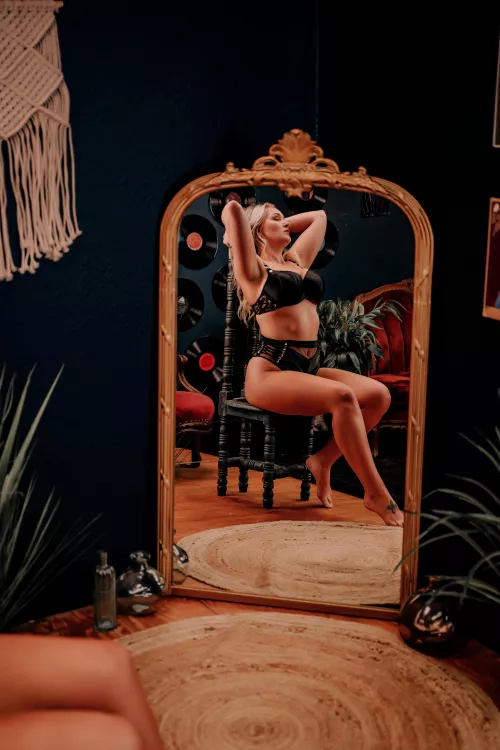 I see you and me in the bed together 