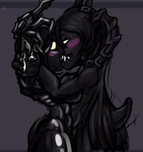 I think I'm the first person to be able to draw a properly normal Siren's kiss. (Maybe someday I'll figure out how to draw Siren's blowjob.)