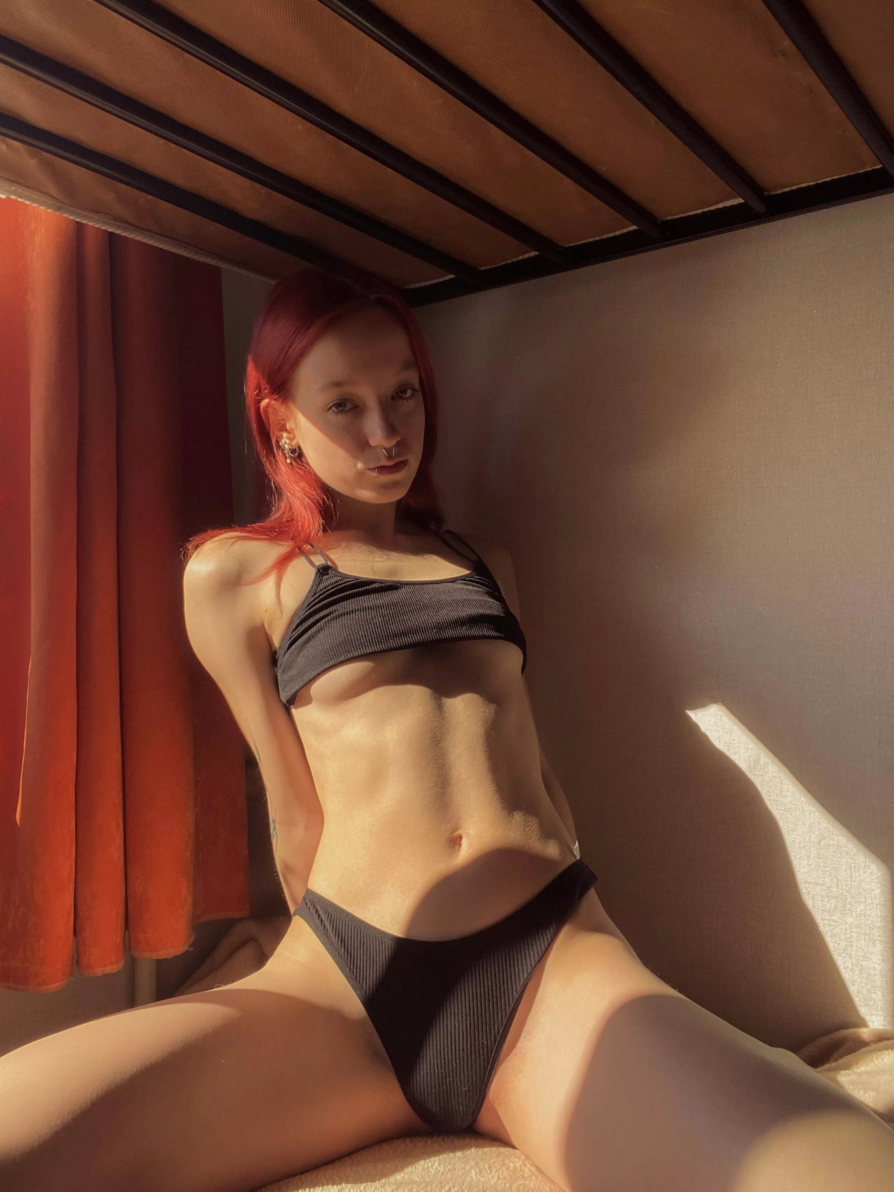 I want you to peel this lingerie off me with your teeth