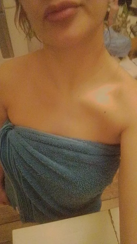 It's a nice time to take a shower...