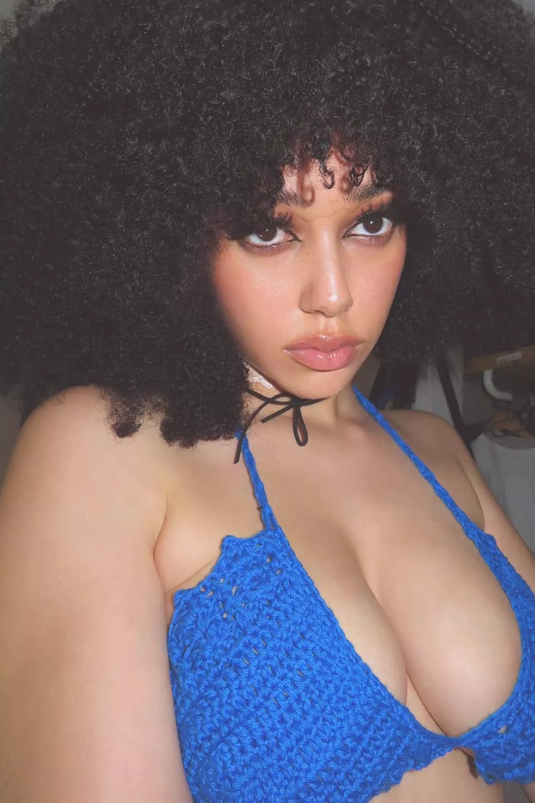 Kiss me from my neck down to my tits