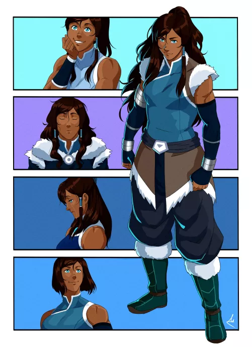 Korra evolution [@mastrocecchi]