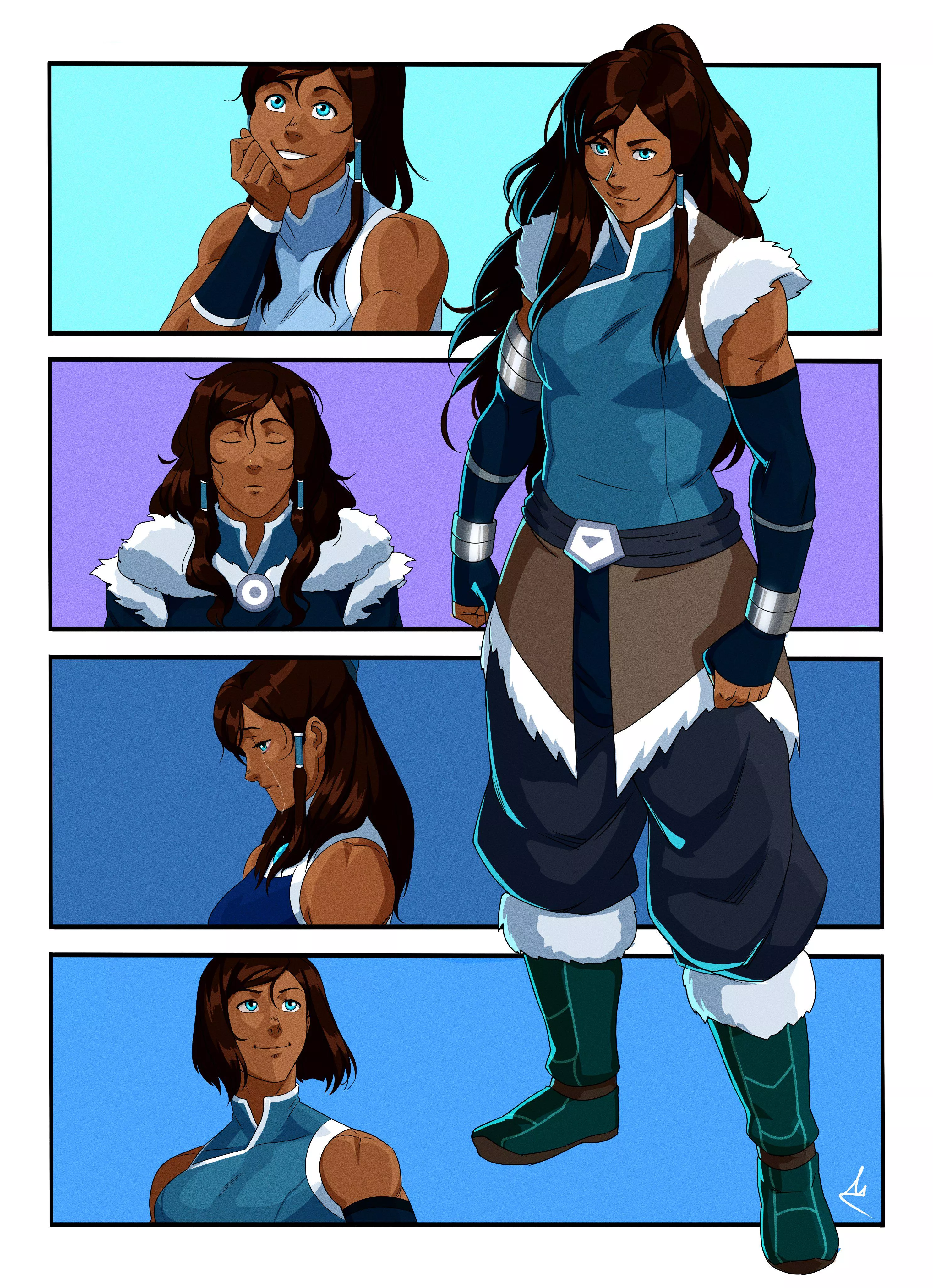 Korra evolution [@mastrocecchi]