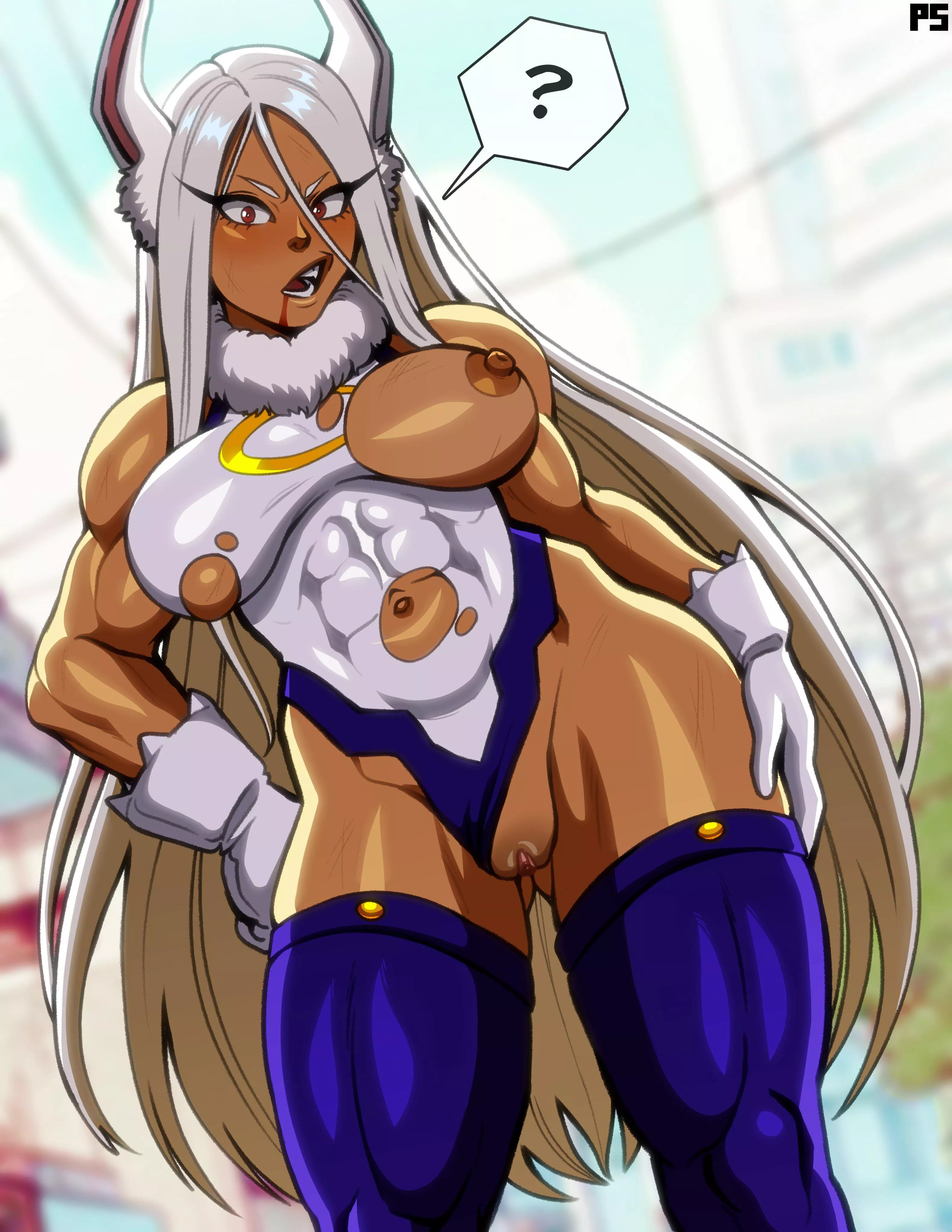Miruko’s suit got damaged (pumps_nsfw) 