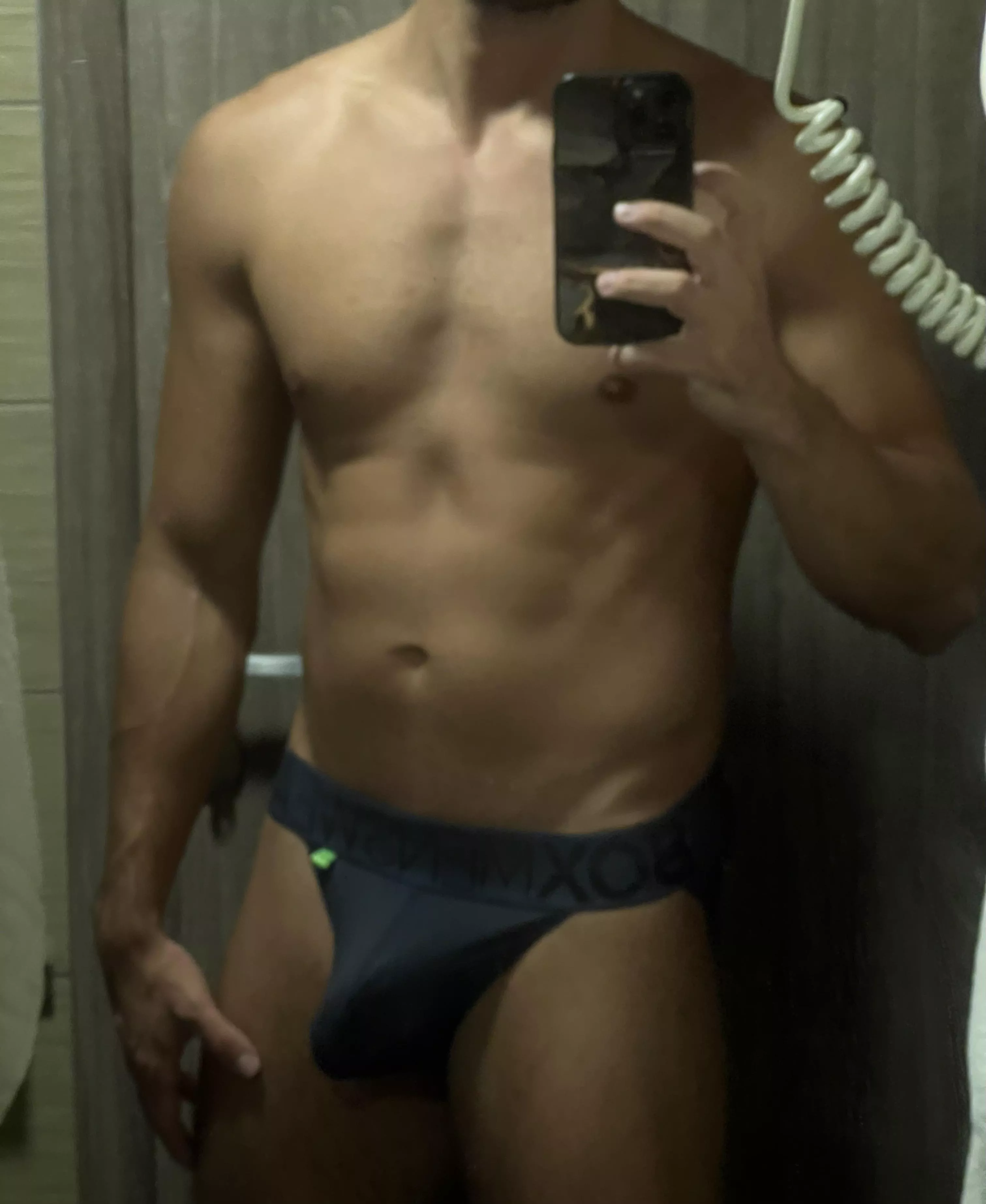 Pre shower, a bit foggy yet