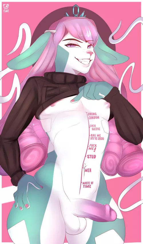 Tattooed size mesurement (Punky Panda)