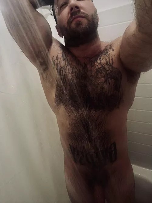 They gotta get clean sometimes. 