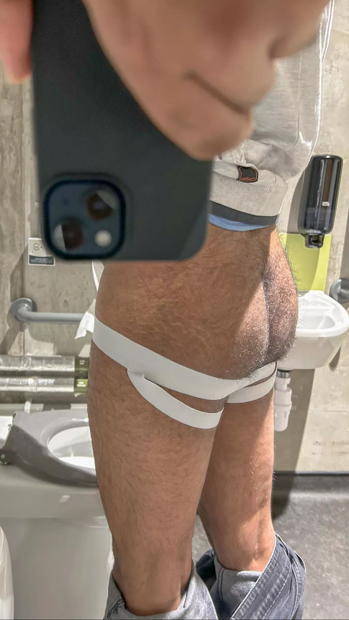 What would you think if you walked into the gym shower room and you saw me there?