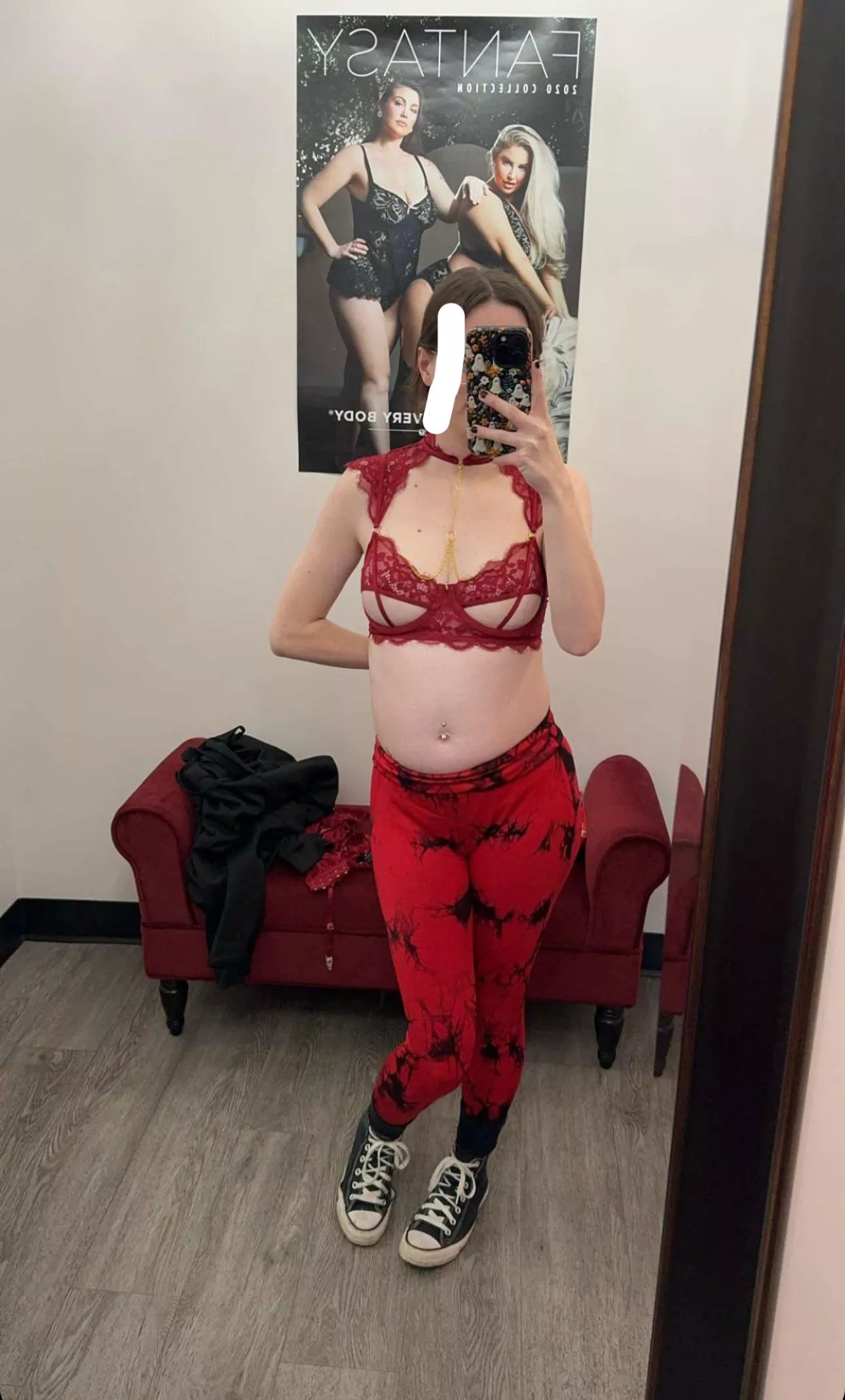 Barely a bump, maybe i need filled some more;). 