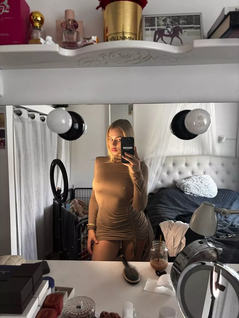 i get horny when guys guess what i'm wearing under my dress on the first try