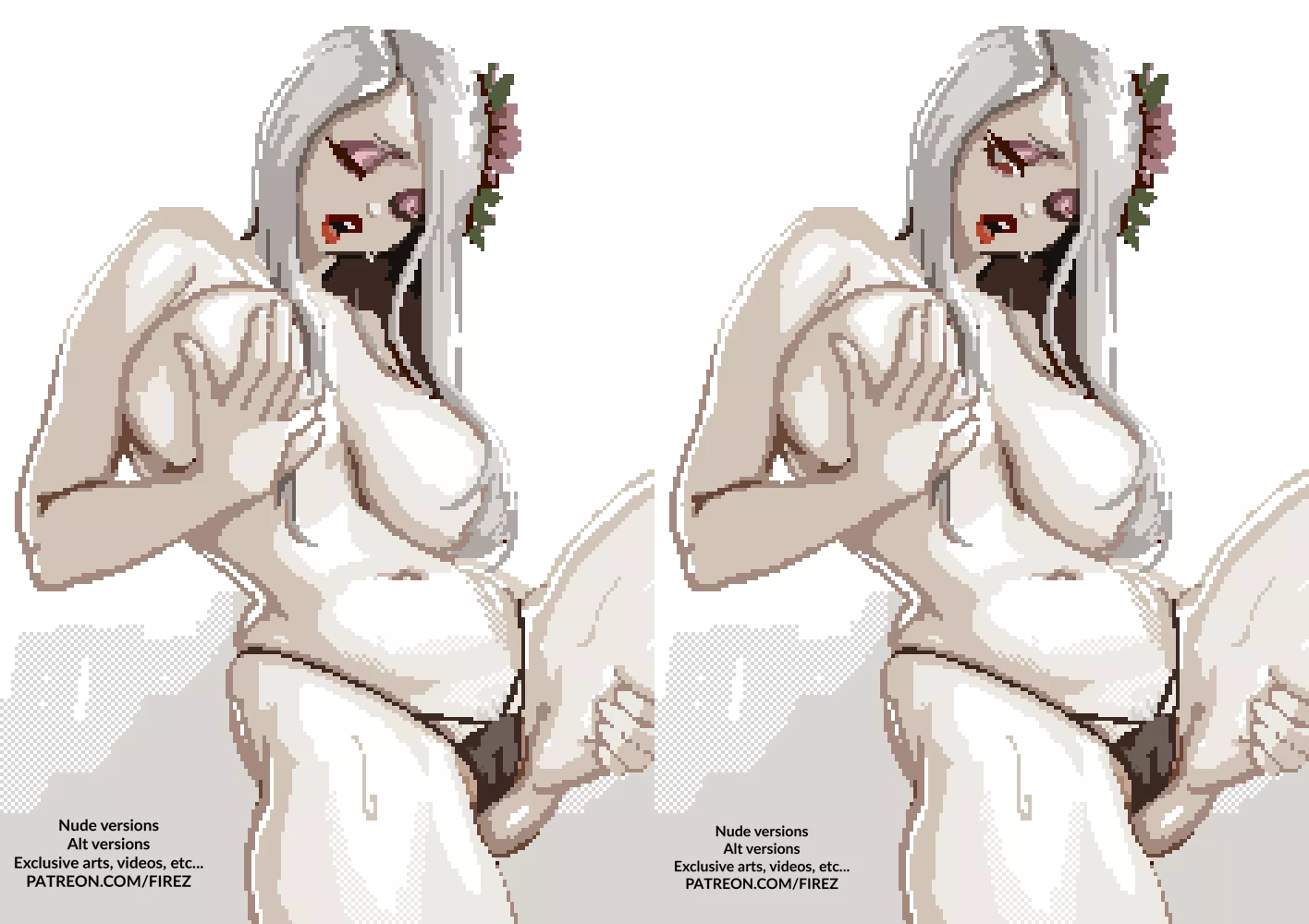 Pixel art sketch. More in the replies