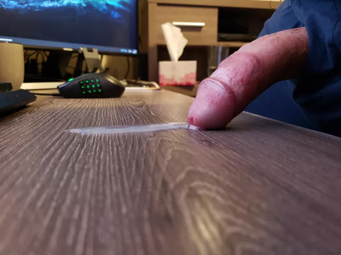 This cumshot would have been better down someone's throat