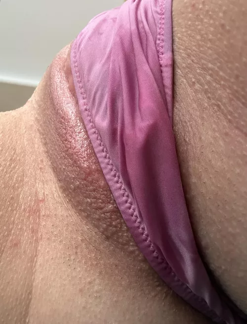 wet pink panties that I'm ready to give to my slave
