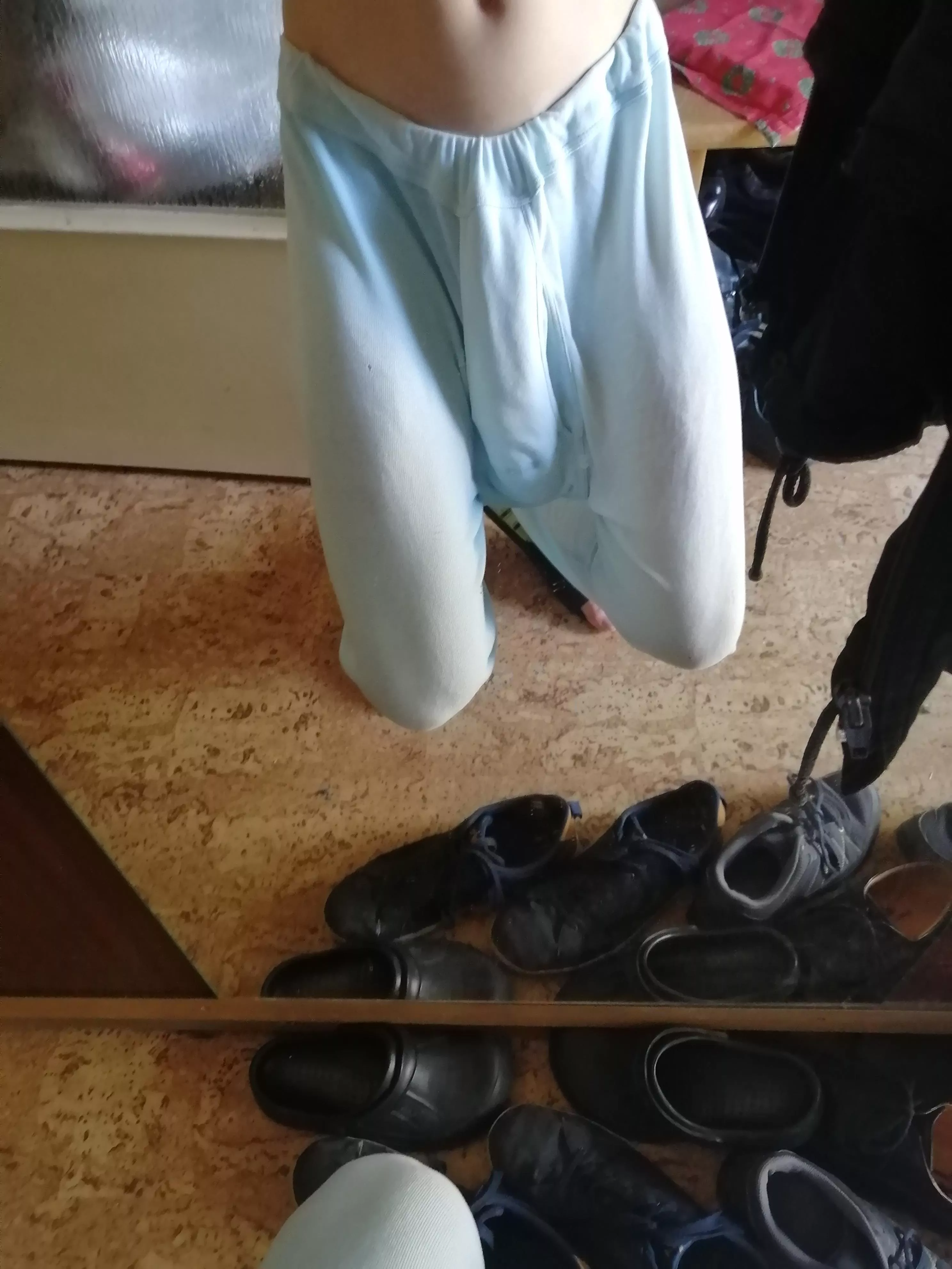 Almost fully flaccid