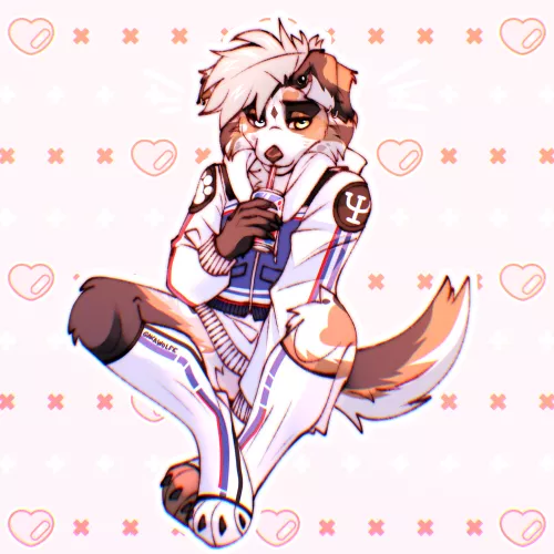 dun worry! your service dog is here (art by me)