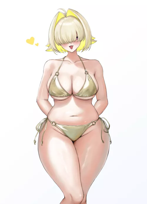 Elegg golden bikini (Mugen Kageno) [Goddess of Victory: Nikke]