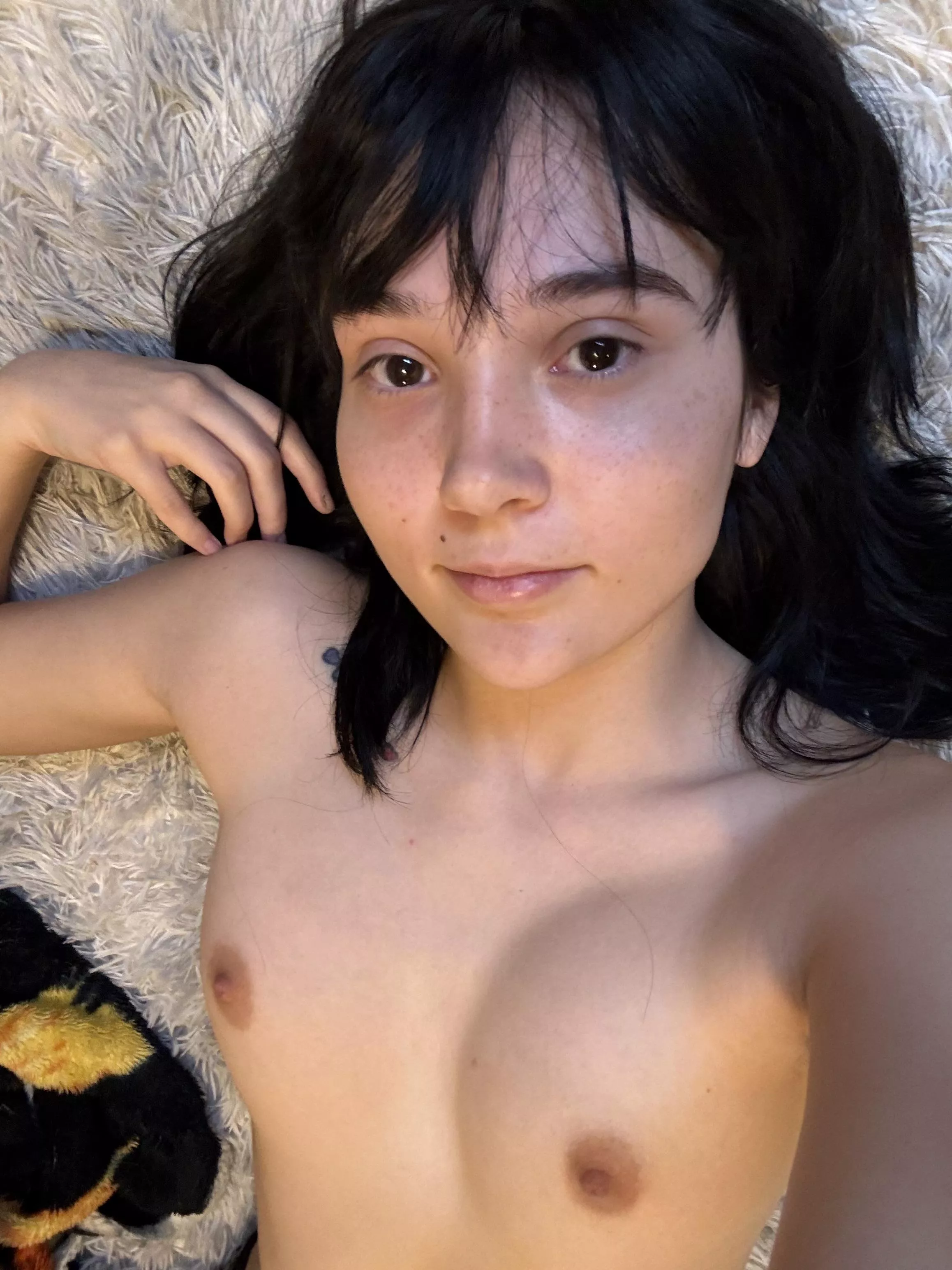 Give my little tits a bite 