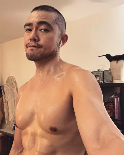 Got a little too excited during cardio 💦