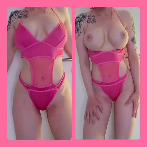 I got new dessous from hubby 