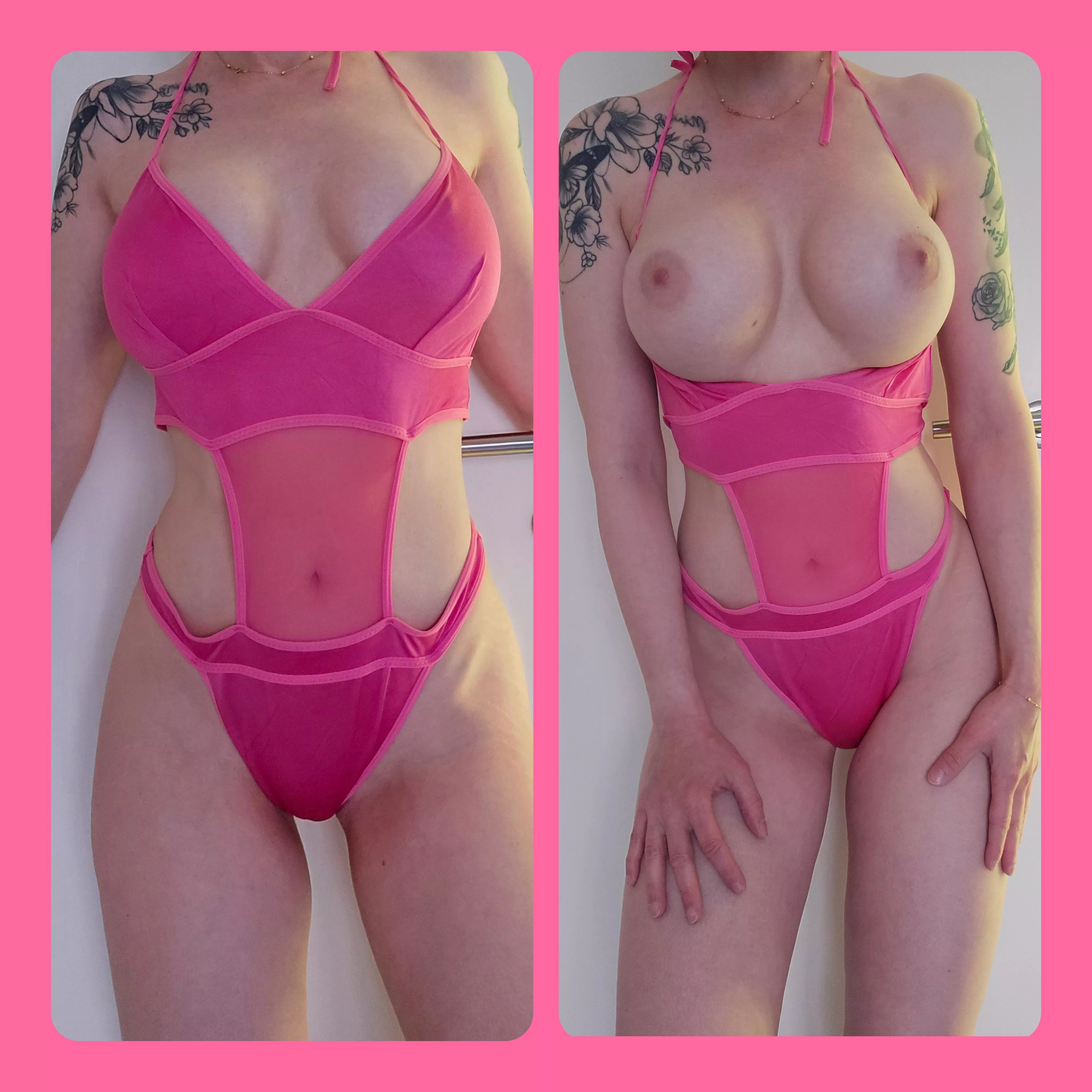 I got new dessous from hubby 